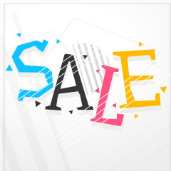 手绘涂鸦风限时促销海报模板