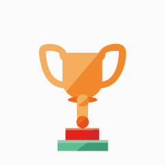 简约卡通奖杯装饰