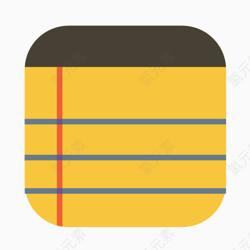 公用事业记事本图标