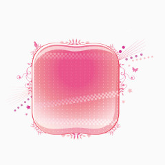 方形 粉红色 渐变 装饰图案