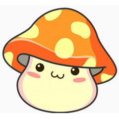 手绘卡通蘑菇