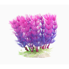 鱼缸造景装饰塑料假花草