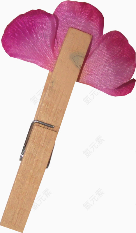 一个木制夹子