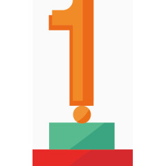 卡通颁奖颁奖台1