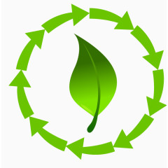 绿叶循环箭头