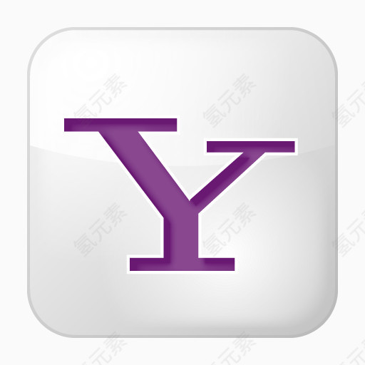 社会雅虎盒子白色的social-bookmarks-icons