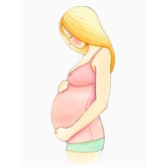 怀宝宝的幸福女人