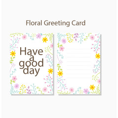 花卉邀请卡封面设计