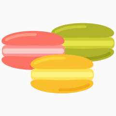 卡通马克龙小蛋糕