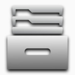 系统文件经理nouve侏儒灰色图标