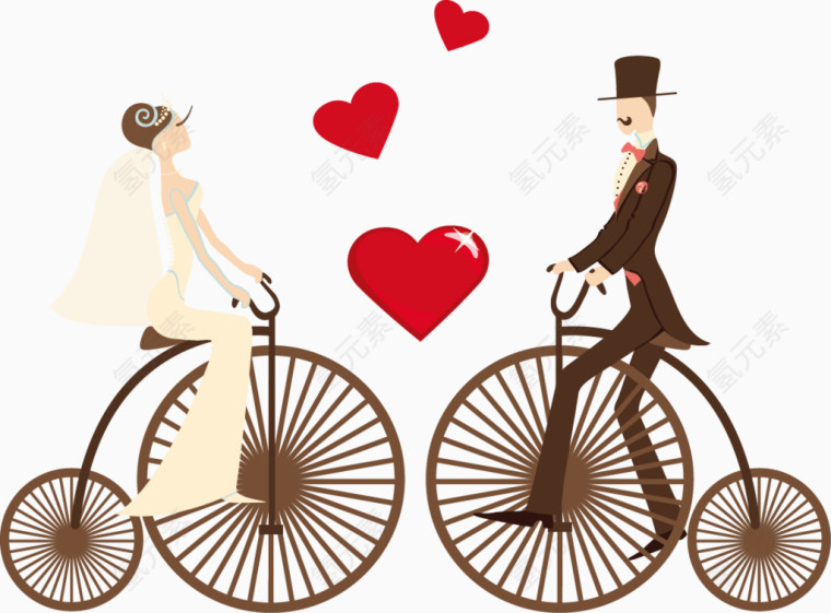 卡通自行车新人