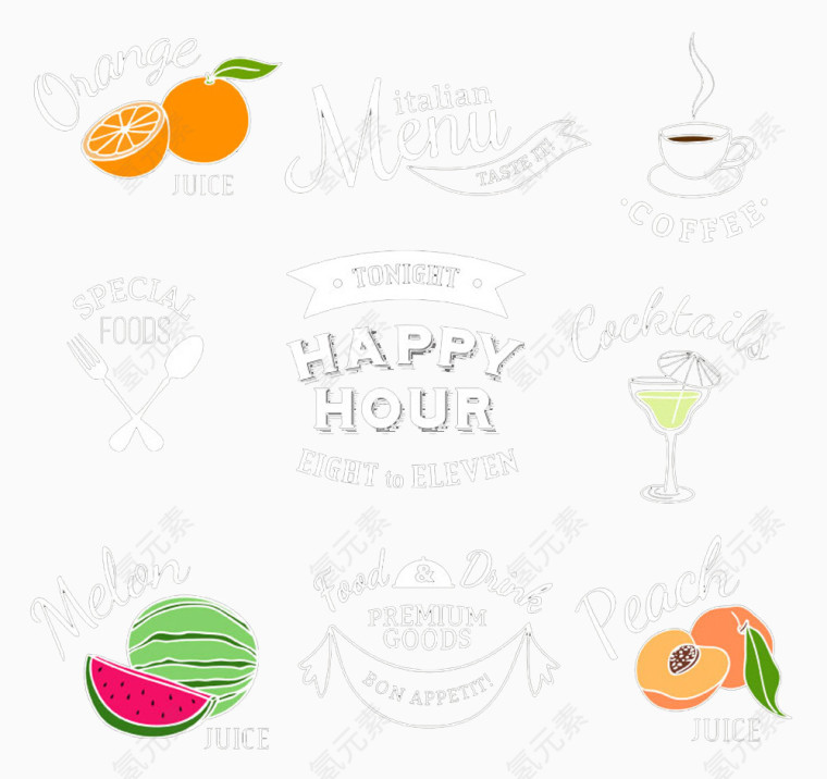 水果盛宴图片素材