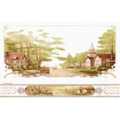 美丽的乡村景色