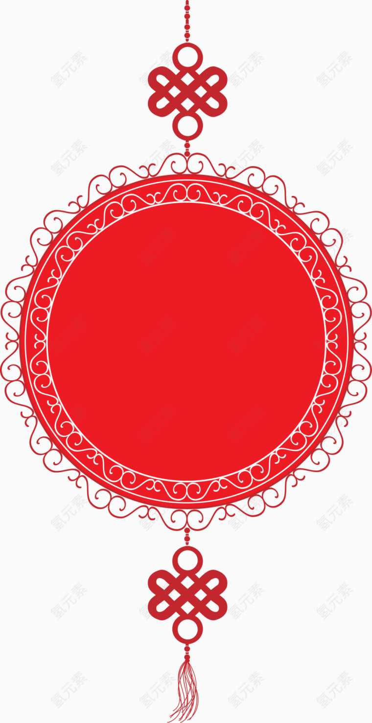 红色节日元素