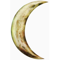 月亮矢量图卡通月亮素材