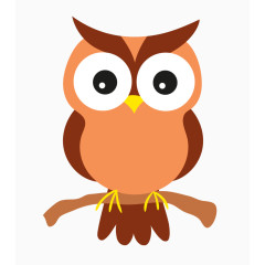 卡通可爱猫头鹰