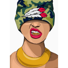 波普风格创意头像