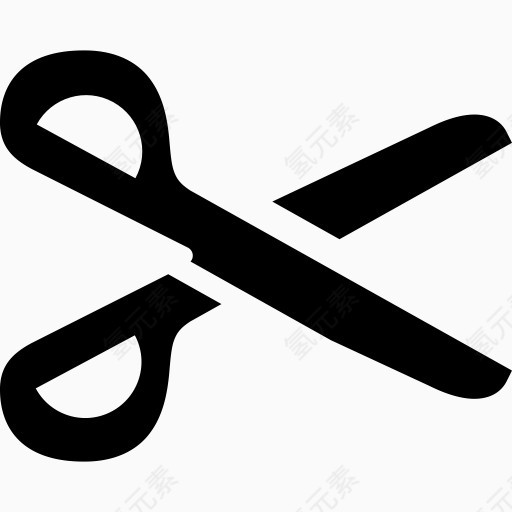 切切割头发剪刀剪刀工具免费杂项图标集1