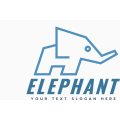 大象图标logo