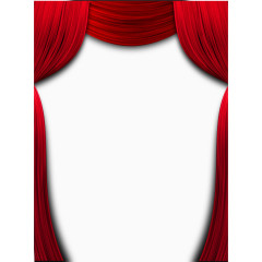 红色喜庆拉开帷幕