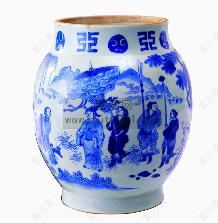 古代瓷器素材图