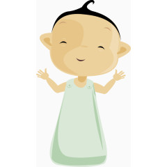 国外卡通扁平化儿童婴儿