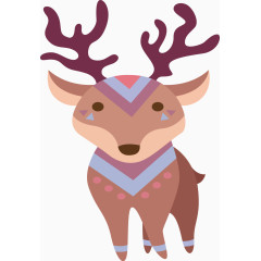 卡通梅花鹿设计