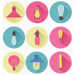 各种灯泡图案