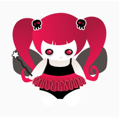 长着翅膀的女妖怪