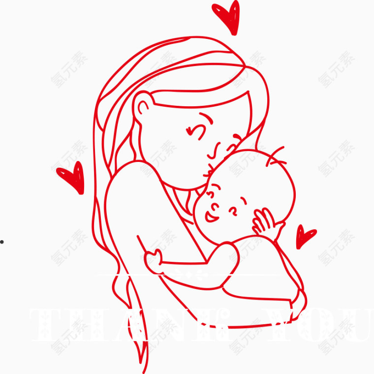 妈妈插画