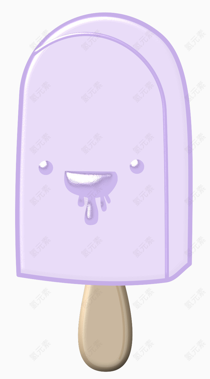 紫色立体感冰欺凌