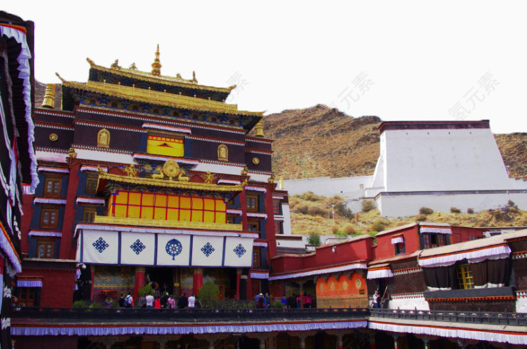 西藏扎什伦布寺风景图片8