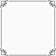 简约风格边框