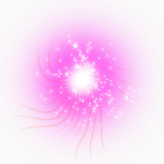 粉色梦幻炫光