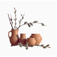 鲜花花草手绘装饰素材