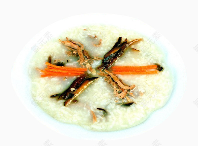 滋补鸭丝粥