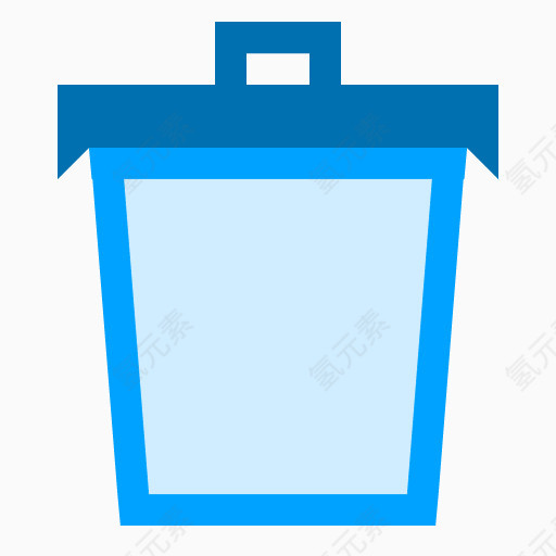 垃圾空文件夹Phlat-Blue-Folder-icons