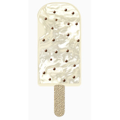 白色立体冰淇淋