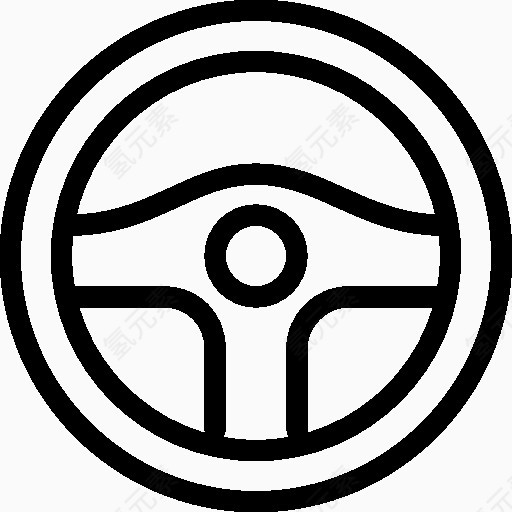 运输方向盘图标