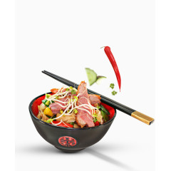 装饰元素牛肉面