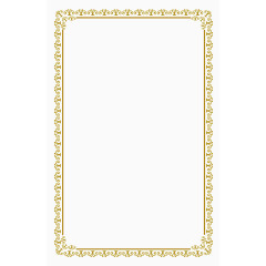 金色欧式简约古典框边
