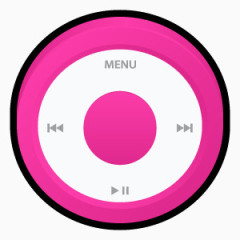 iPod粉红徽章冰球