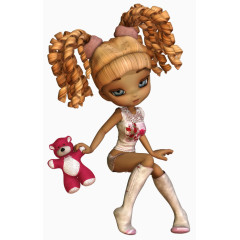 手绘女孩图片手绘西方人物图片