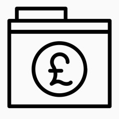 货币电子商务金融金融文件夹钱英镑货币英镑的1卷