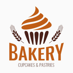 面包烘焙标签矢量设计