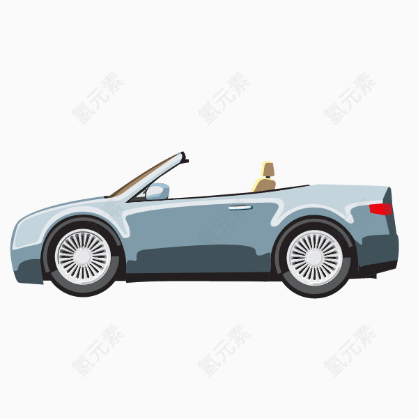 卡通手绘汽车