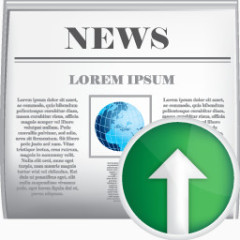 新闻了报纸shine-icon-set