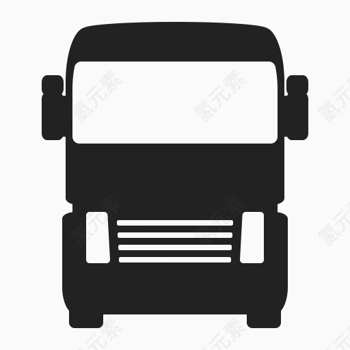 送货前物流雷诺卡车车辆传送图标