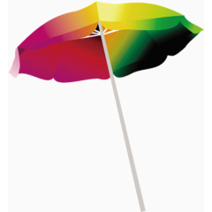彩色遮阳伞