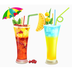 夏季鸡尾酒素材